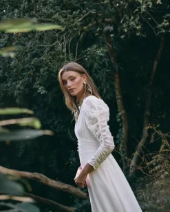 Polin et moi Novia*Vestido Novia Silvina blanco