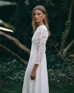 Polin et moi Novia*Vestido Novia Silvina blanco