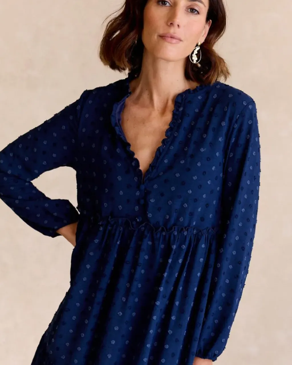 Polin et moi Maternidad|Vestidos Y Monos*Vestido Plumeti Luisa Marino