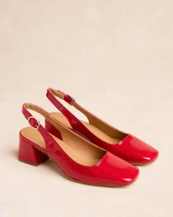 Polin et moi Zapatos De Tacón*Zapato Destalonado Lulu Rojo