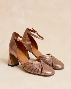 Polin et moi Novia|Zapatos De Tacón*Zapato Tacón Priscela Bronce