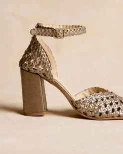 Polin et moi Zapatos De Tacón|Trenzados*Zapato Trenzado Linda Bronce