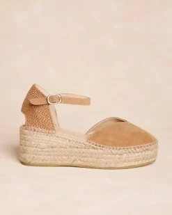 Polin et moi Alpargatas*Alpargata Aurelina Taupe CAMEL