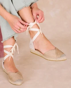 Polin et moi Alpargatas*Alpargata Cinta Allegra BEIGE
